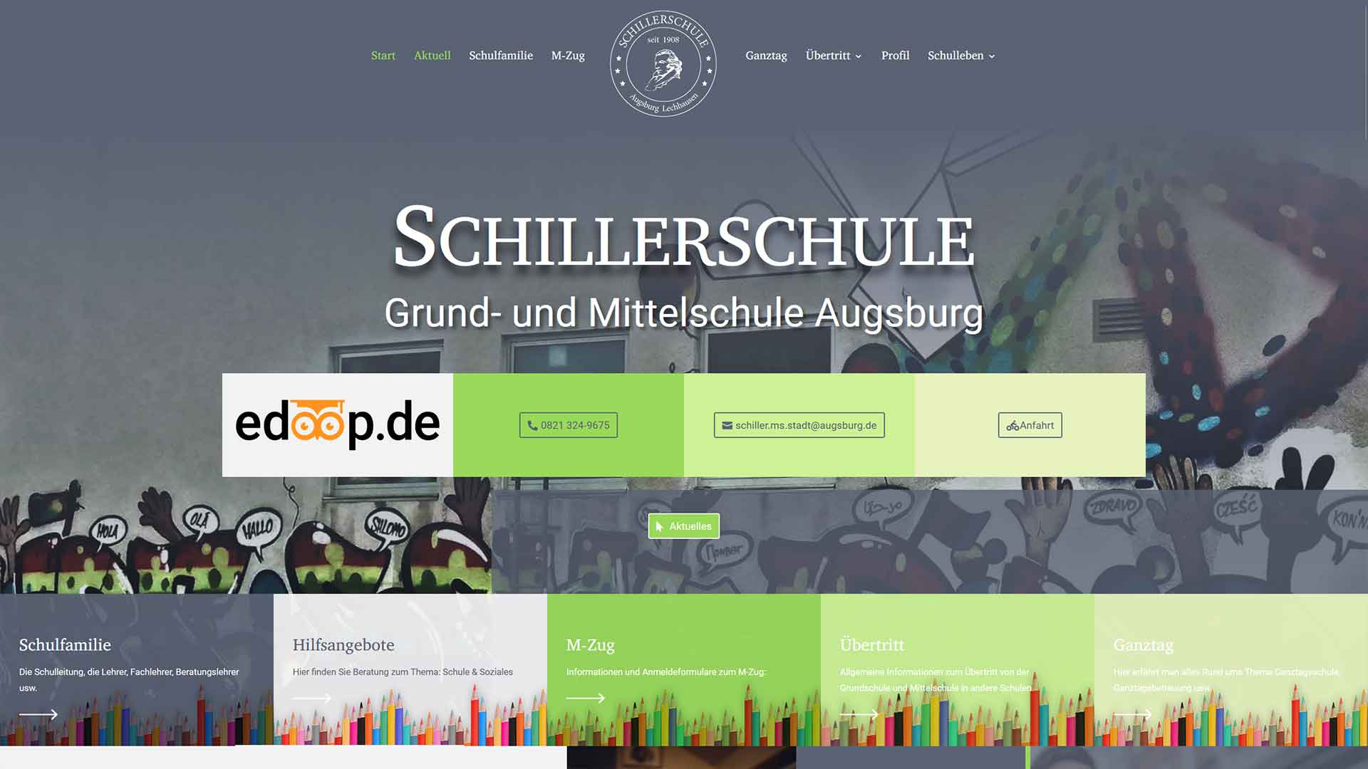 Ein Projekt von Herzen: die neue Webseite der Schillerschule