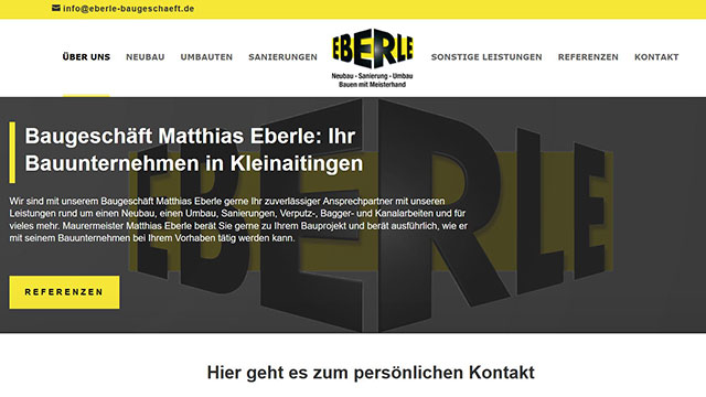 Eberle Baugeschäft