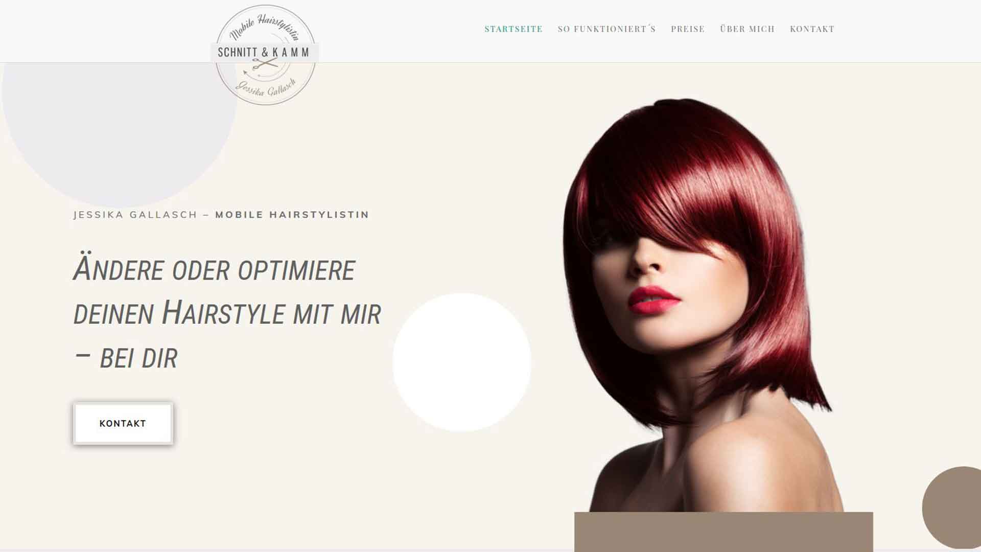 Werbeagentur für Webdesign in Augsburg – Mobiler Friseur – Augsburg und Umgebung